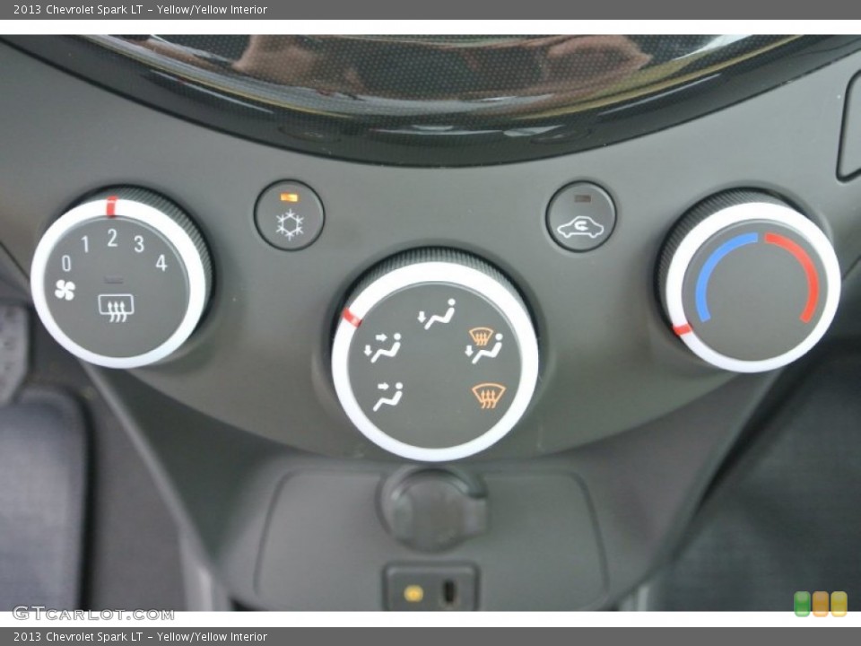 Yellow/Yellow Interior Controls for the 2013 Chevrolet Spark LT #82365366