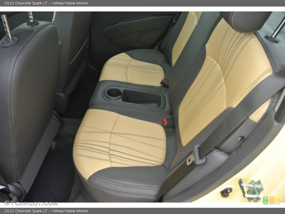 Yellow/Yellow Interior Rear Seat for the 2013 Chevrolet Spark LT #82365436