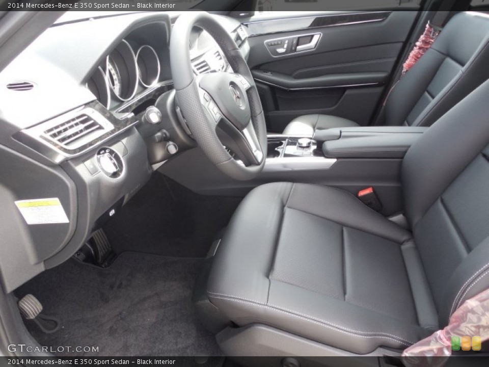 Black Interior Front Seat for the 2014 Mercedes-Benz E 350 Sport Sedan #82366522