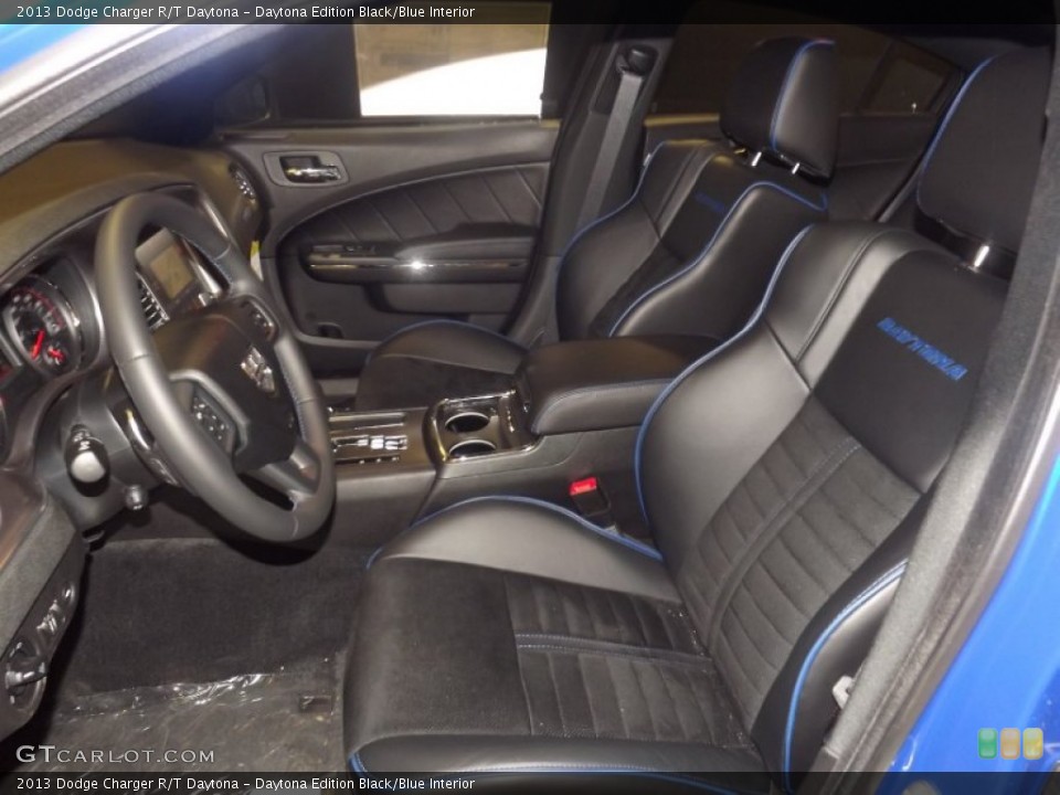 Daytona Edition Black/Blue Interior Front Seat for the 2013 Dodge Charger R/T Daytona #82366755
