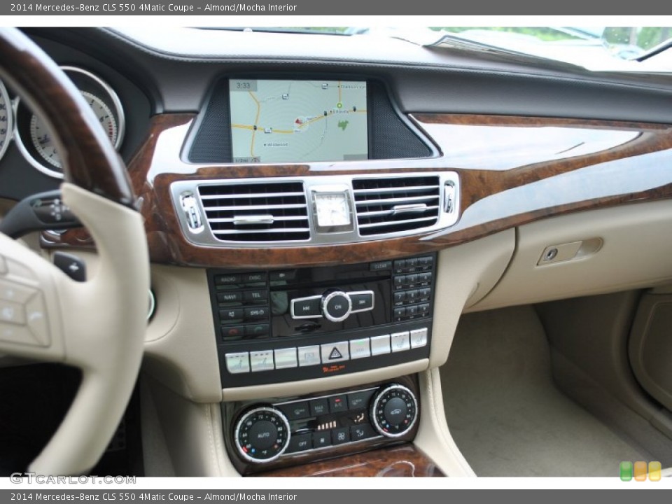 Almond/Mocha Interior Dashboard for the 2014 Mercedes-Benz CLS 550 4Matic Coupe #82367308