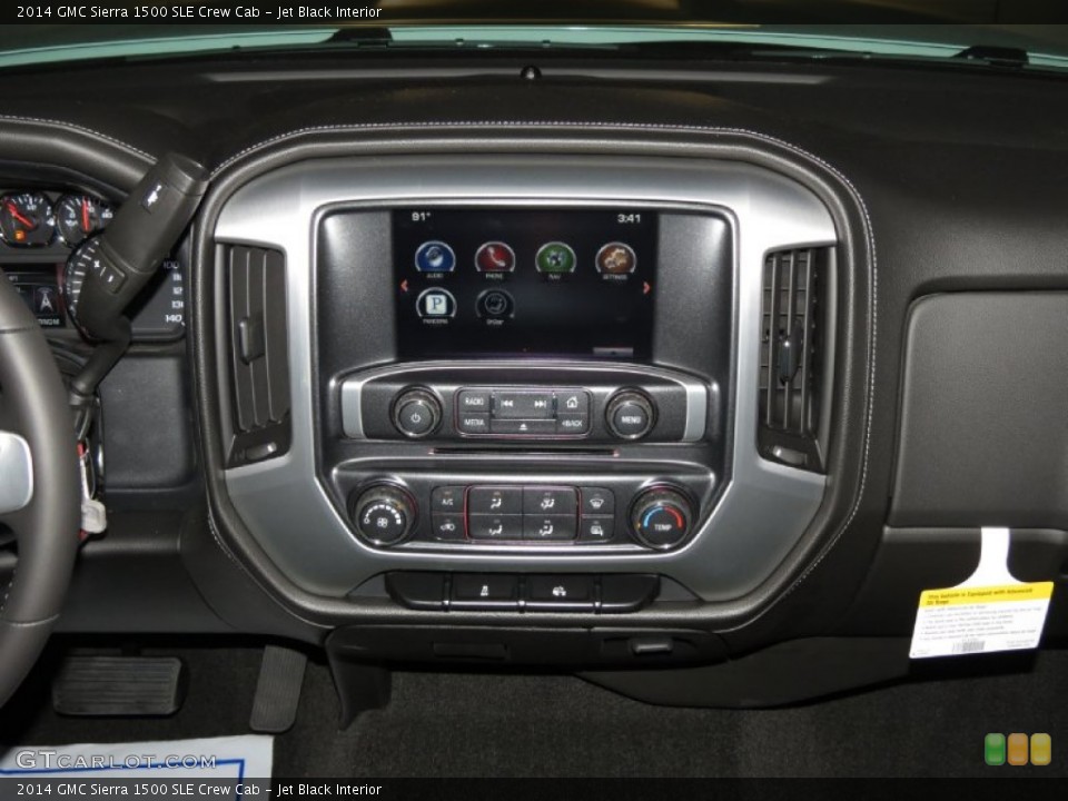 Jet Black Interior Controls for the 2014 GMC Sierra 1500 SLE Crew Cab #82367897