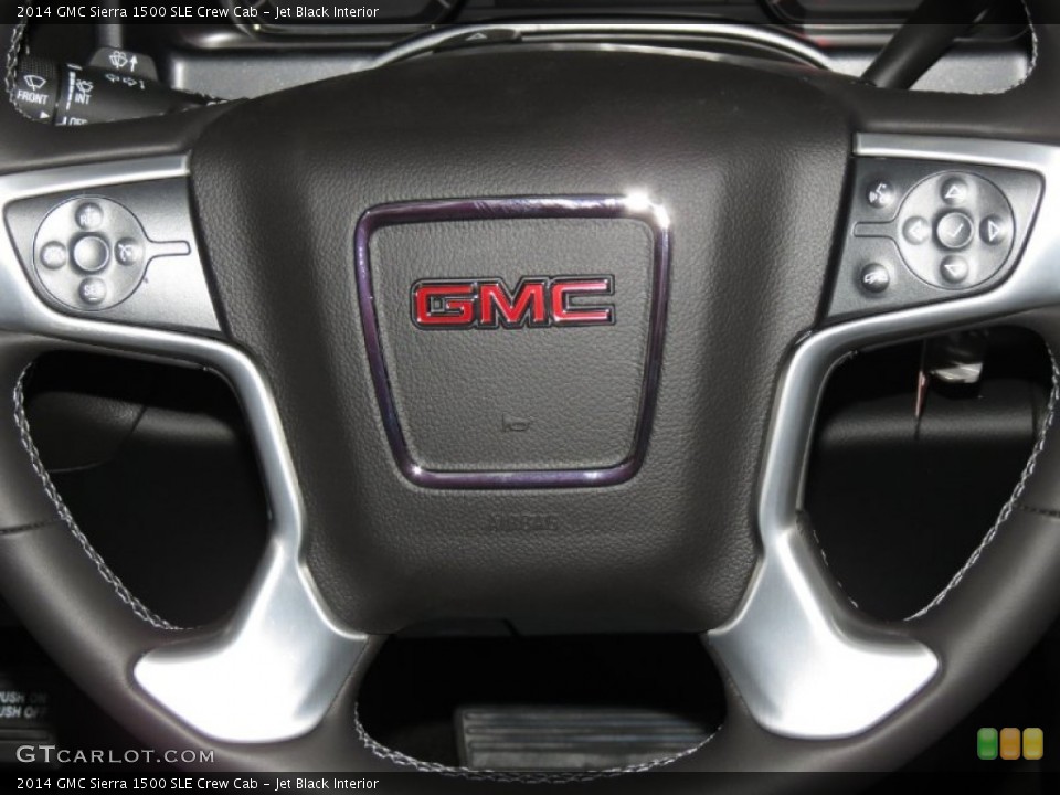 Jet Black Interior Controls for the 2014 GMC Sierra 1500 SLE Crew Cab #82367923