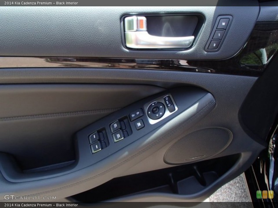 Black Interior Controls for the 2014 Kia Cadenza Premium #82370452