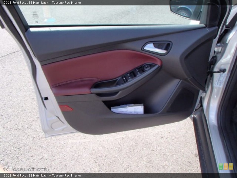 Tuscany Red Interior Door Panel for the 2013 Ford Focus SE Hatchback #82372961