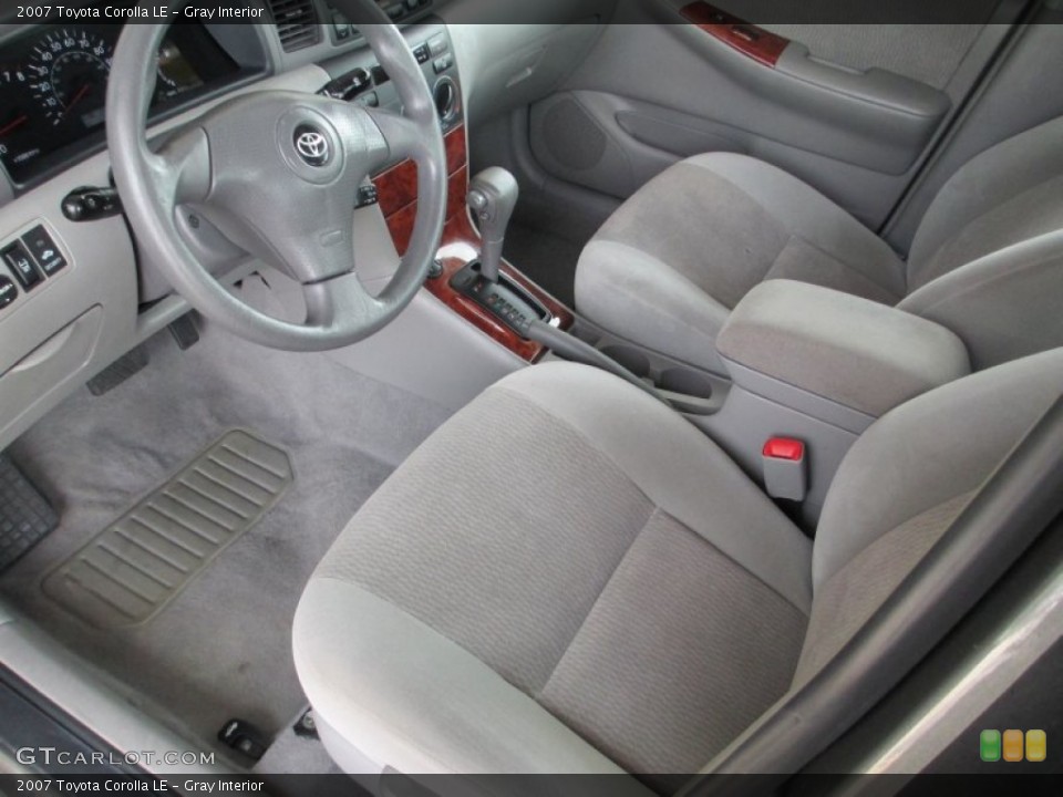 Gray Interior Prime Interior for the 2007 Toyota Corolla LE #82373899