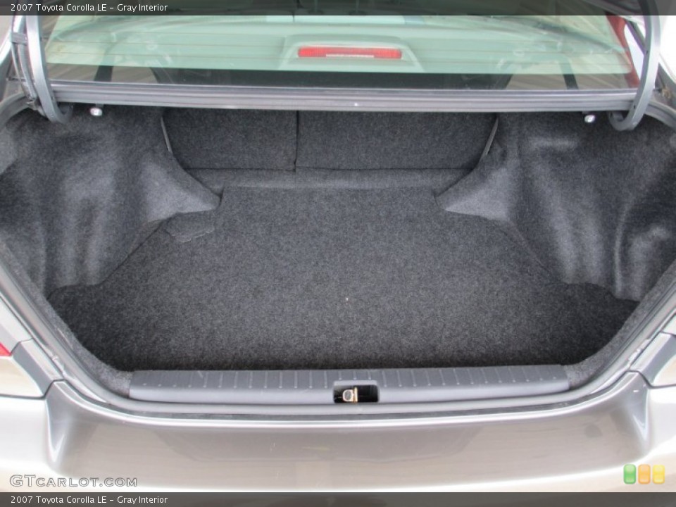 Gray Interior Trunk for the 2007 Toyota Corolla LE #82374251