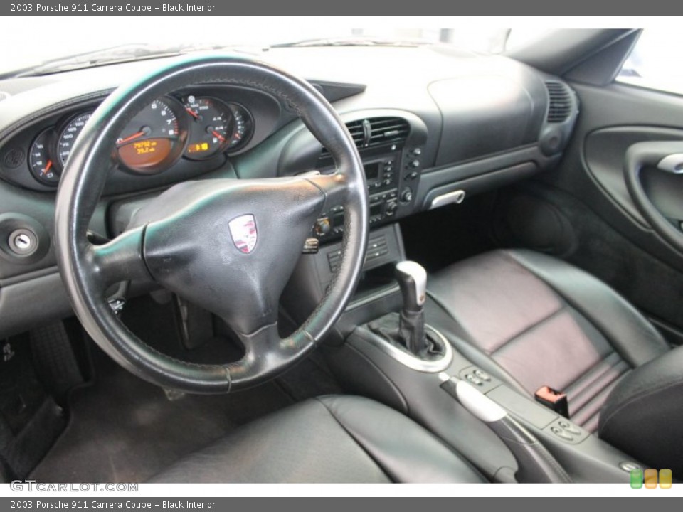 Black Interior Photo for the 2003 Porsche 911 Carrera Coupe #82374784