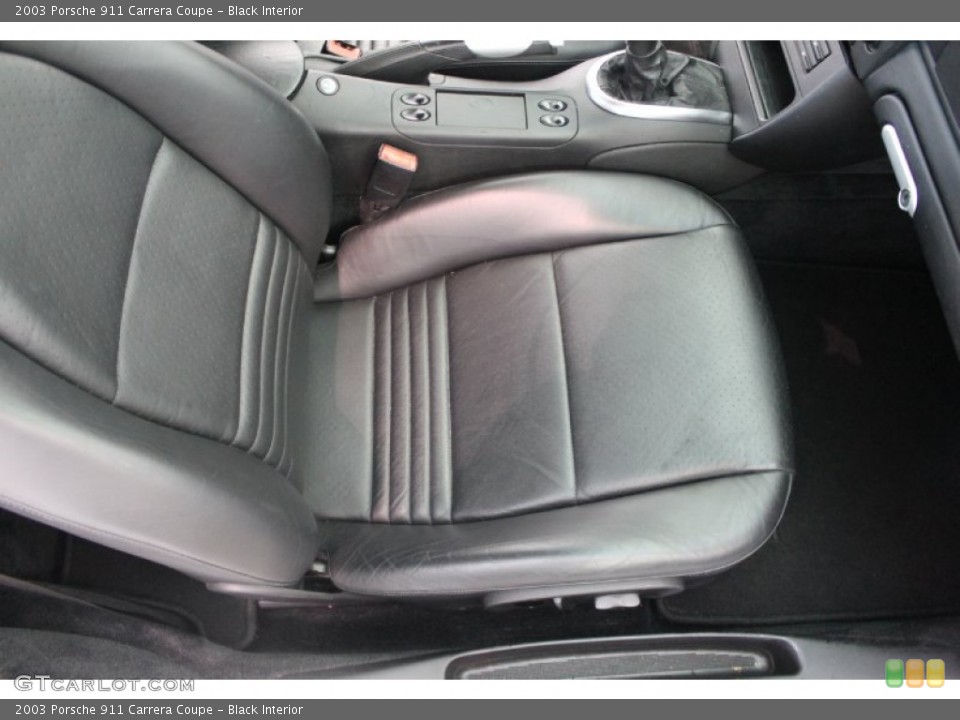 Black Interior Front Seat for the 2003 Porsche 911 Carrera Coupe #82374843