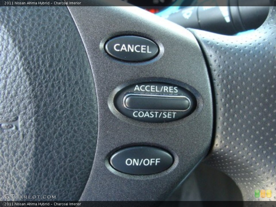 Charcoal Interior Controls for the 2011 Nissan Altima Hybrid #82375815