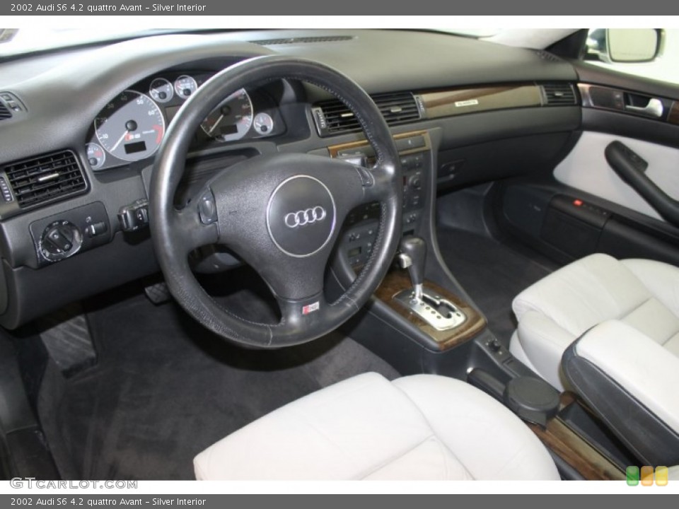Silver 2002 Audi S6 Interiors