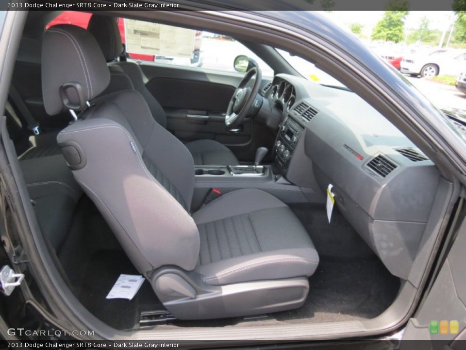 Dark Slate Gray Interior Front Seat for the 2013 Dodge Challenger SRT8 Core #82378672