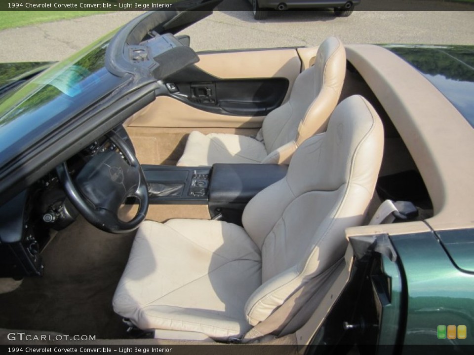Light Beige Interior Front Seat for the 1994 Chevrolet Corvette Convertible #82382824