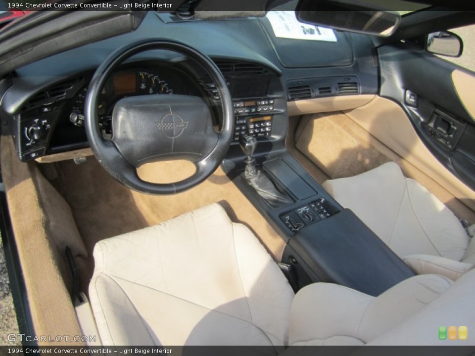 Light Beige Interior Prime Interior for the 1994 Chevrolet Corvette Convertible #82382843