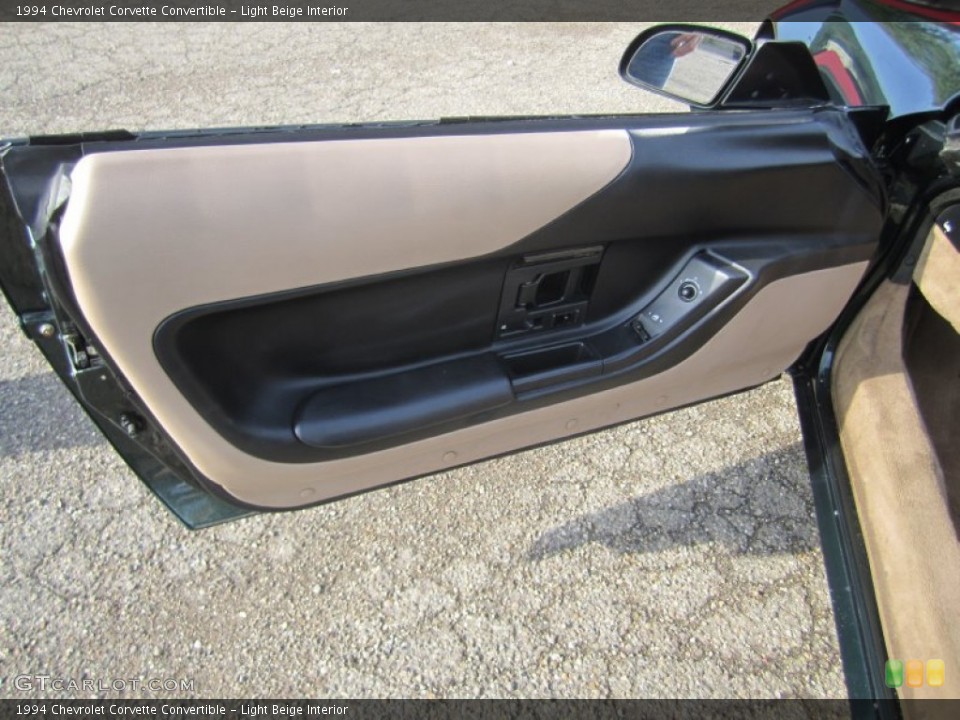 Light Beige Interior Door Panel for the 1994 Chevrolet Corvette Convertible #82382863