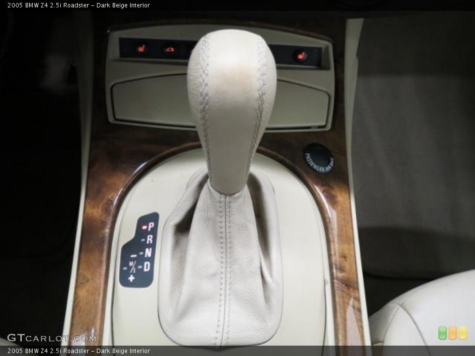 Dark Beige Interior Transmission for the 2005 BMW Z4 2.5i Roadster #82384282