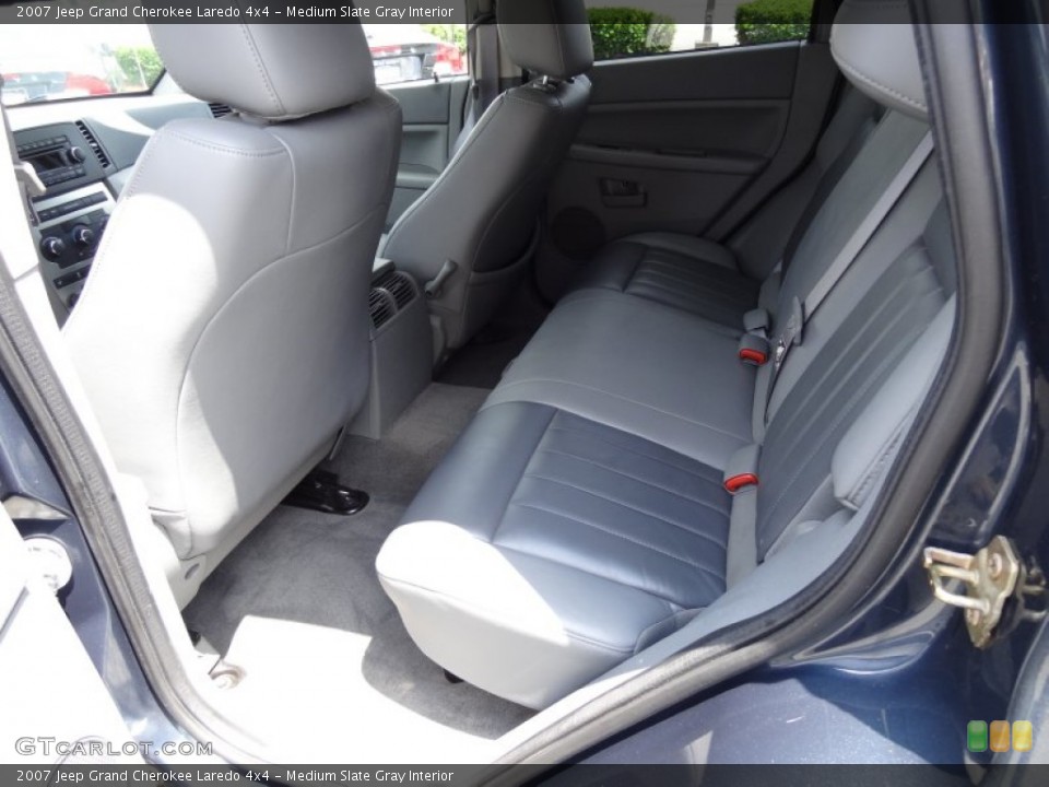 Medium Slate Gray Interior Rear Seat for the 2007 Jeep Grand Cherokee Laredo 4x4 #82384404