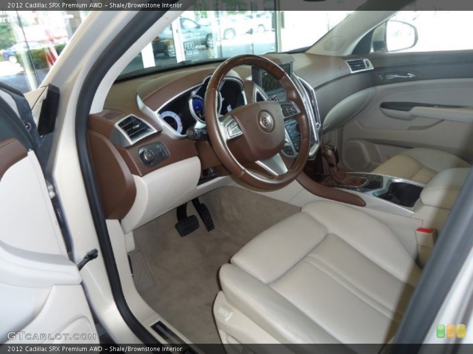 Shale/Brownstone 2012 Cadillac SRX Interiors