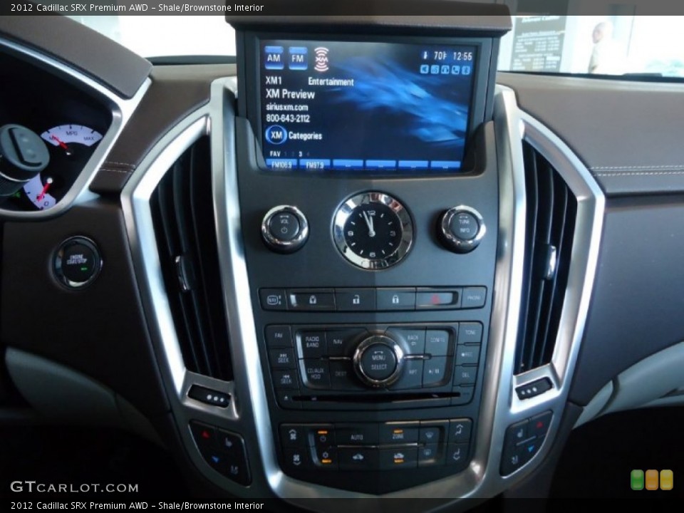 Shale/Brownstone Interior Controls for the 2012 Cadillac SRX Premium AWD #82384987
