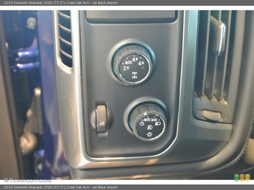 Jet Black Interior Controls for the 2014 Chevrolet Silverado 1500 LTZ Z71 Crew Cab 4x4 #82385078