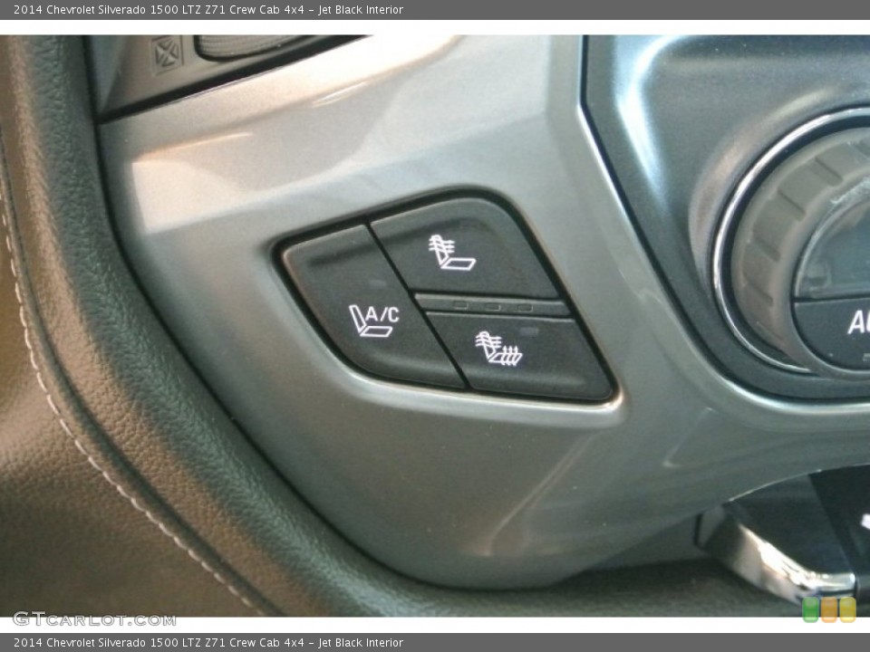Jet Black Interior Controls for the 2014 Chevrolet Silverado 1500 LTZ Z71 Crew Cab 4x4 #82385107
