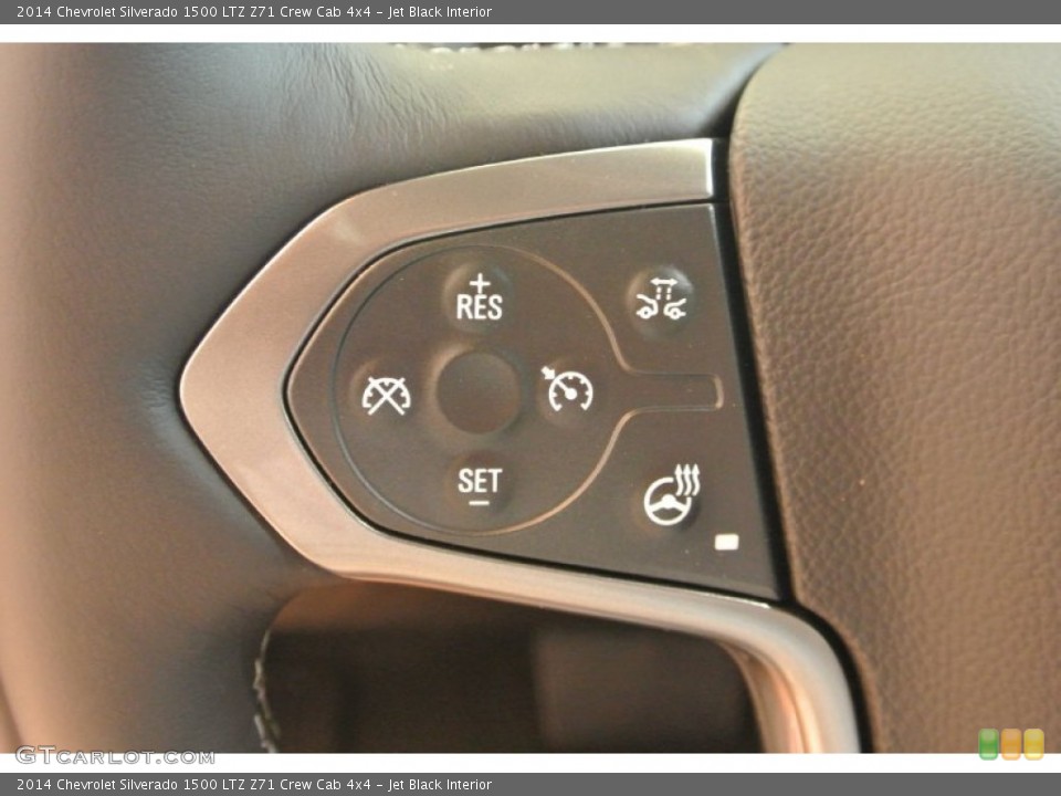 Jet Black Interior Controls for the 2014 Chevrolet Silverado 1500 LTZ Z71 Crew Cab 4x4 #82385190