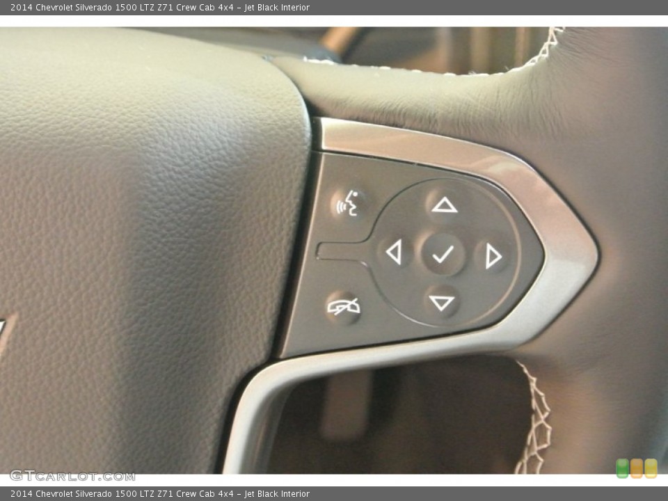 Jet Black Interior Controls for the 2014 Chevrolet Silverado 1500 LTZ Z71 Crew Cab 4x4 #82385206