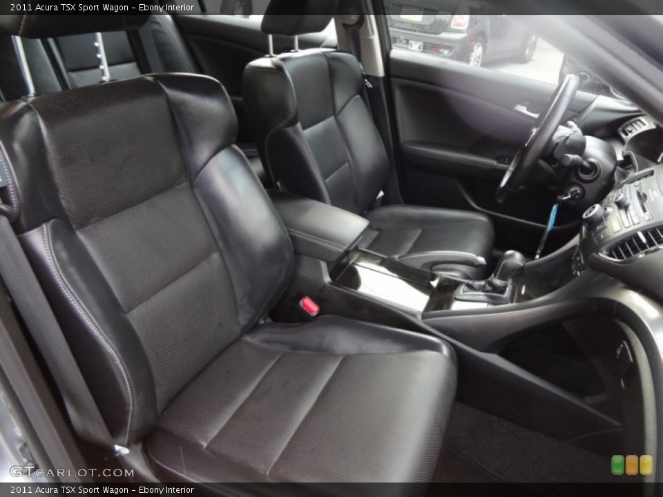 Ebony Interior Front Seat for the 2011 Acura TSX Sport Wagon #82387270