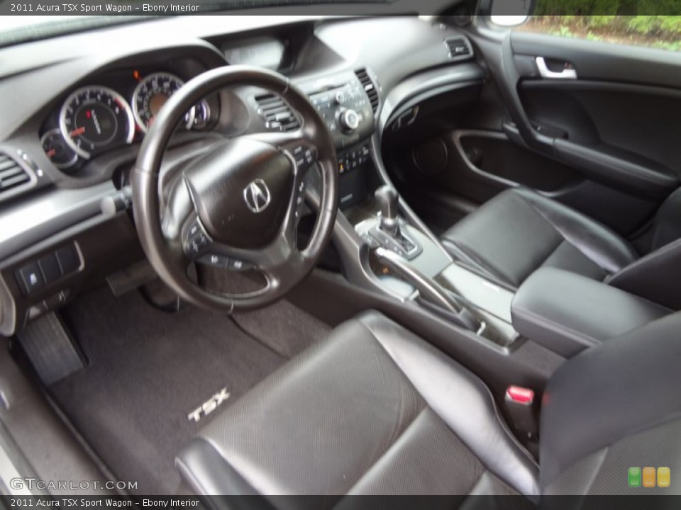 Ebony Interior Prime Interior for the 2011 Acura TSX Sport Wagon #82387351