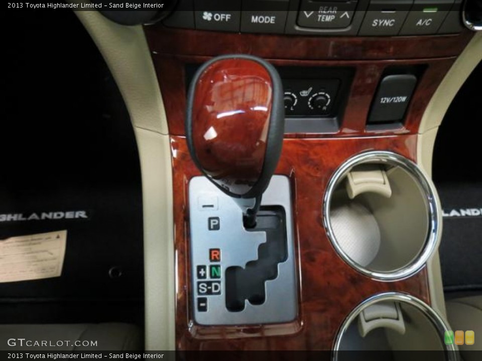Sand Beige Interior Transmission for the 2013 Toyota Highlander Limited #82387807