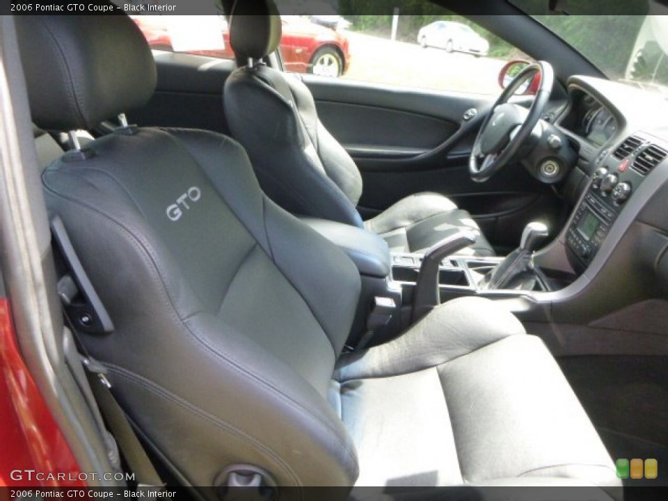 Black Interior Photo for the 2006 Pontiac GTO Coupe #82389229