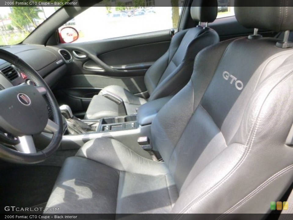 Black Interior Photo for the 2006 Pontiac GTO Coupe #82389244