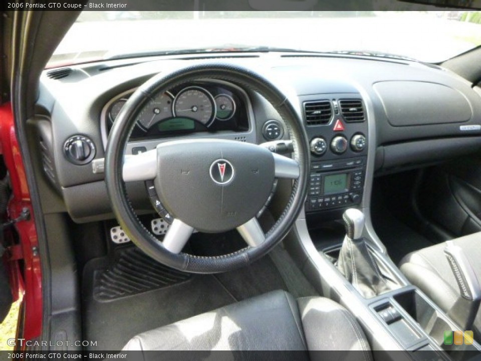 Black Interior Prime Interior for the 2006 Pontiac GTO Coupe #82389250