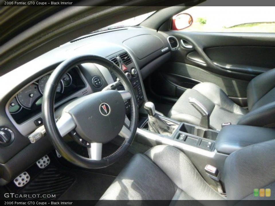 Black Interior Photo for the 2006 Pontiac GTO Coupe #82389265
