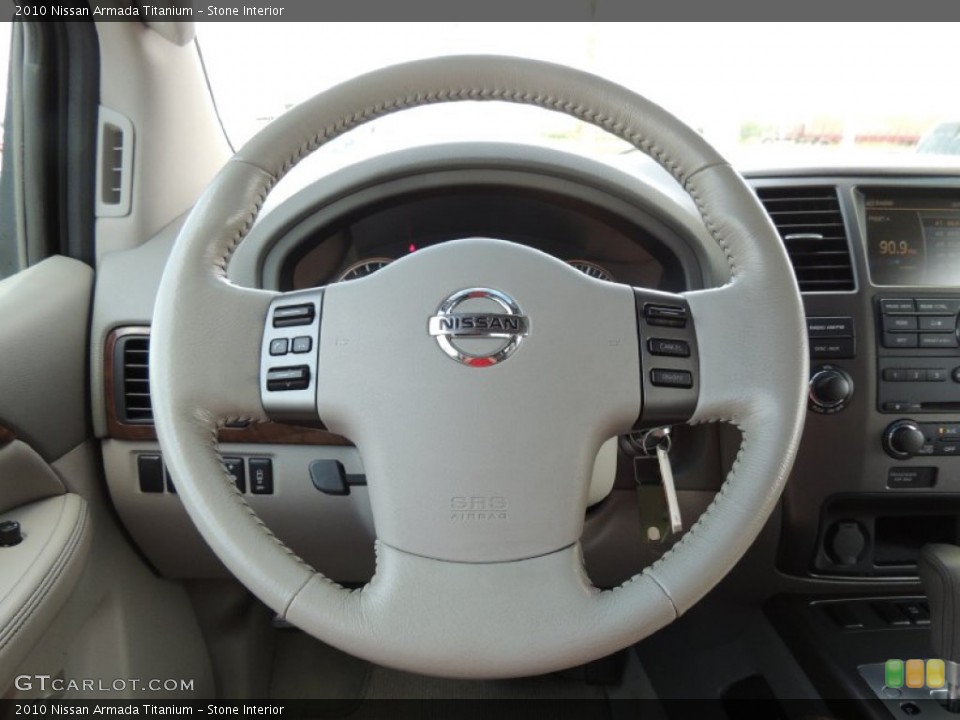 Stone Interior Steering Wheel for the 2010 Nissan Armada Titanium #82390691