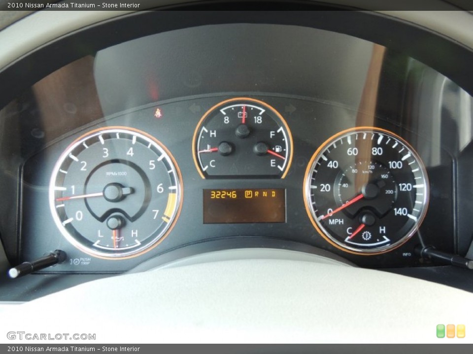 Stone Interior Gauges for the 2010 Nissan Armada Titanium #82390715