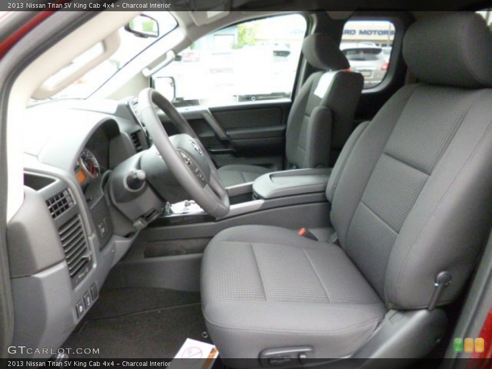 Charcoal Interior Front Seat for the 2013 Nissan Titan SV King Cab 4x4 #82391532