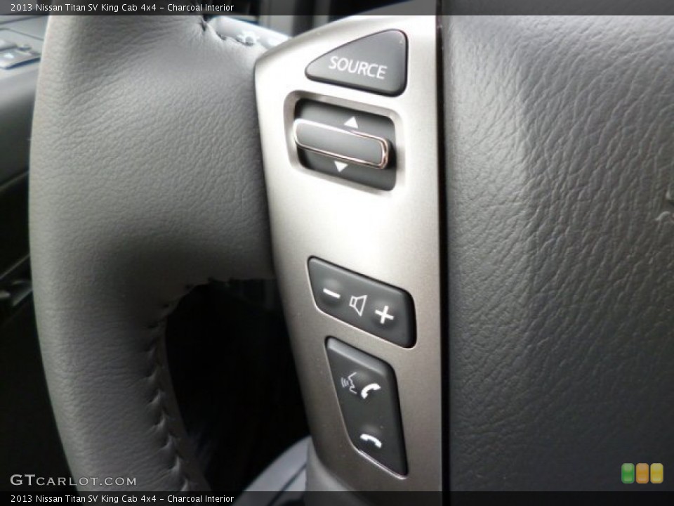 Charcoal Interior Controls for the 2013 Nissan Titan SV King Cab 4x4 #82391634
