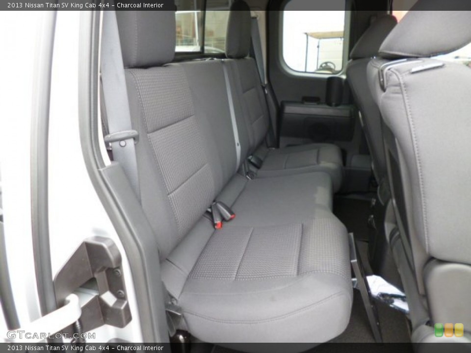 Charcoal Interior Rear Seat for the 2013 Nissan Titan SV King Cab 4x4 #82391921