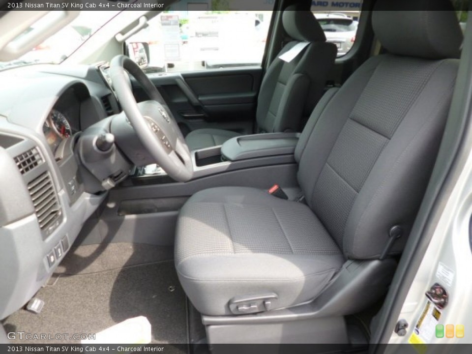 Charcoal Interior Front Seat for the 2013 Nissan Titan SV King Cab 4x4 #82392011