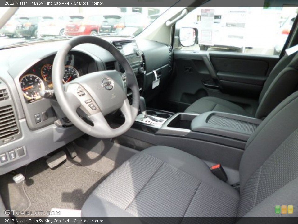 Charcoal Interior Photo for the 2013 Nissan Titan SV King Cab 4x4 #82392036