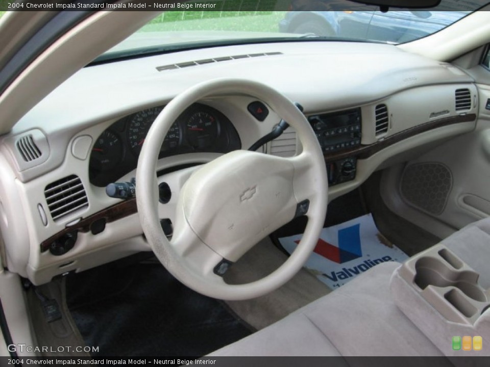 Neutral Beige 2004 Chevrolet Impala Interiors