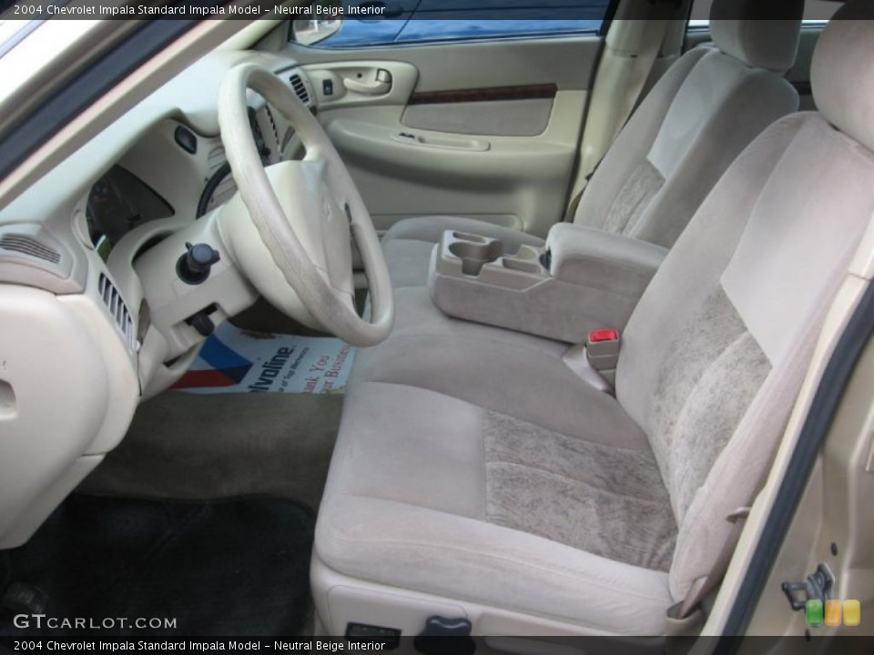 Neutral Beige Interior Photo for the 2004 Chevrolet Impala  #82393300