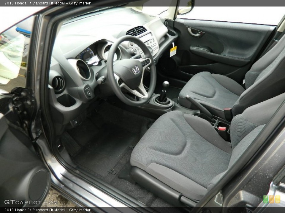 Gray Interior Prime Interior for the 2013 Honda Fit  #82394288