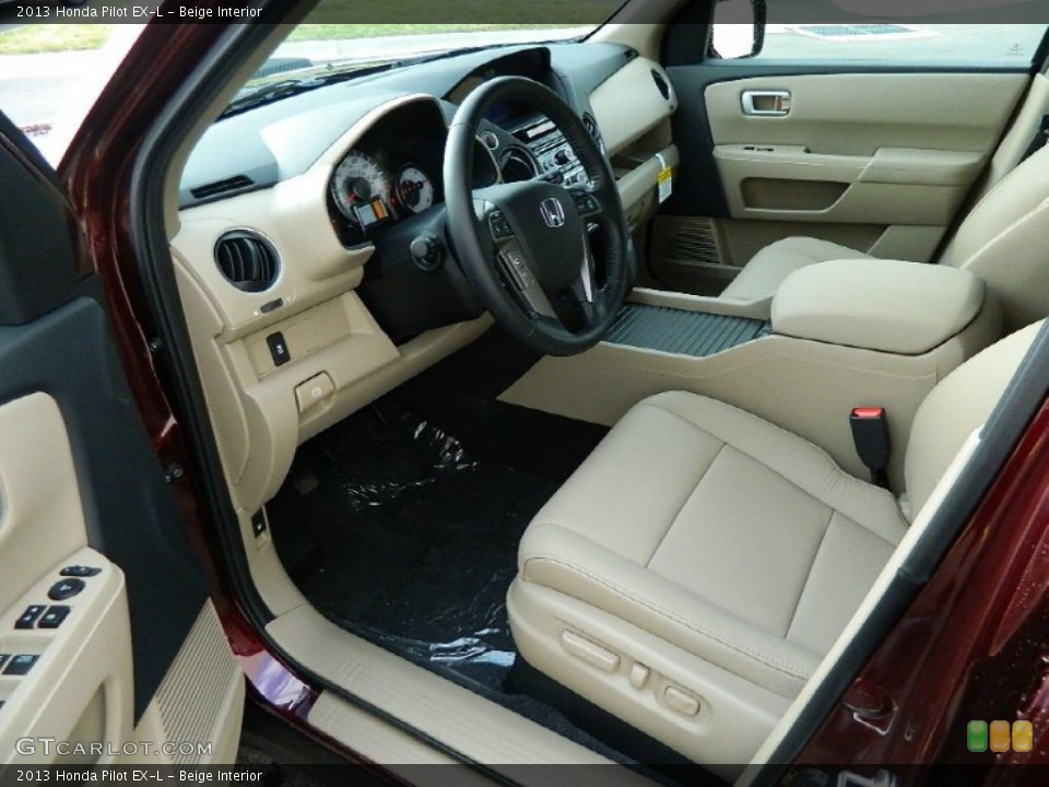 Beige Interior Prime Interior for the 2013 Honda Pilot EX-L #82395395