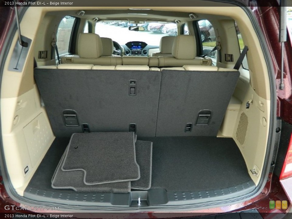 Beige Interior Trunk for the 2013 Honda Pilot EX-L #82395444