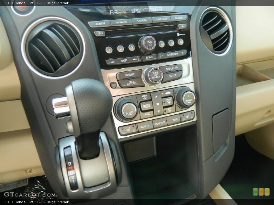 Beige Interior Controls for the 2013 Honda Pilot EX-L #82395618
