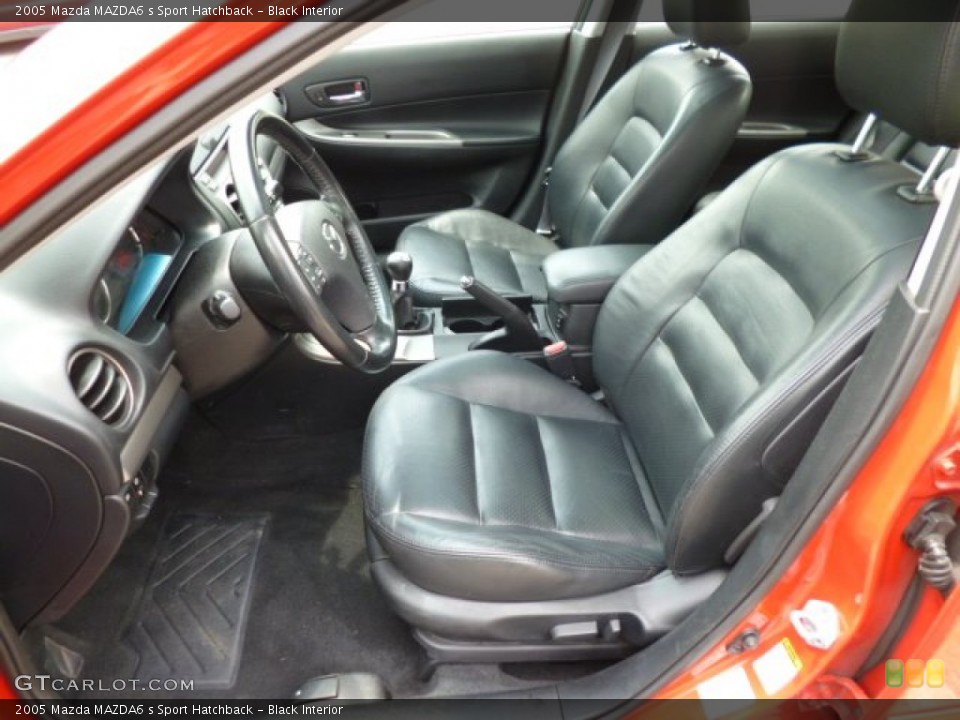Black Interior Photo for the 2005 Mazda MAZDA6 s Sport Hatchback #82396308