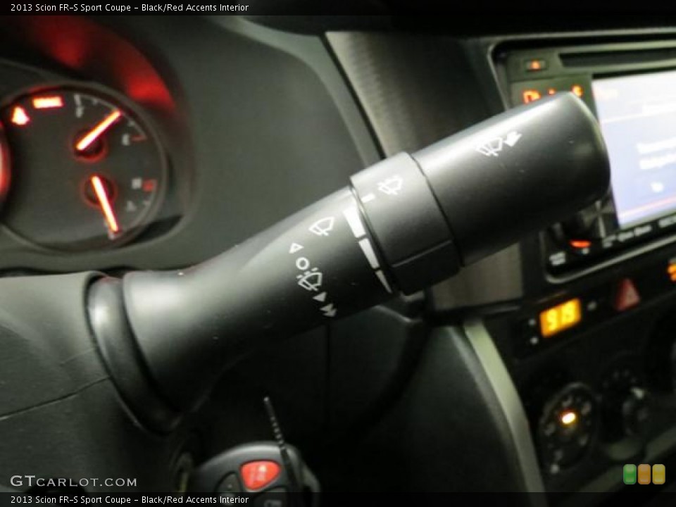Black/Red Accents Interior Controls for the 2013 Scion FR-S Sport Coupe #82396681