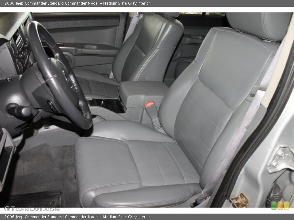 Medium Slate Gray Interior Front Seat for the 2006 Jeep Commander  #82396773